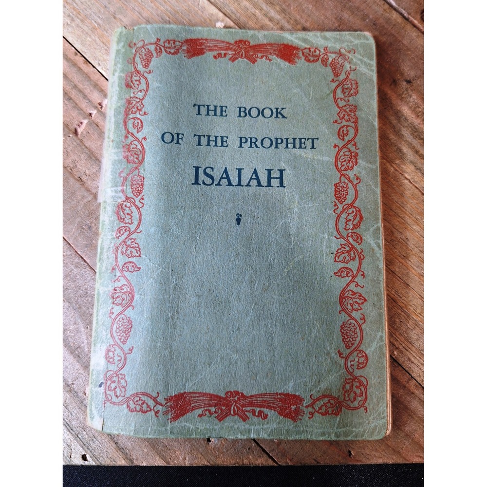 AntiqueAmerican Bible Society The Book of the Prophet Isaiah KJV Pocket Bible